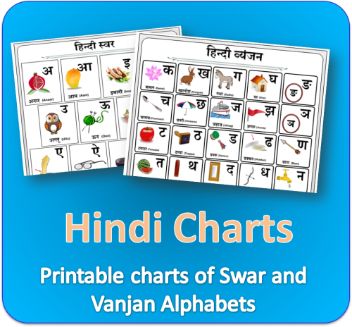 Hindi Swar Chart With Pictures